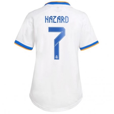 Billiga Fotbollströjor Real Madrid Eden Hazard 7 Dam Hemma tröja 2021/22 Kortärmad 